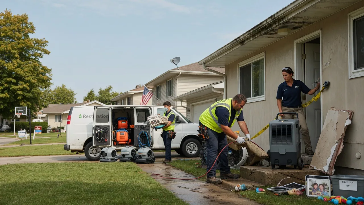 Water Damage Restoration in Polk, OH near me